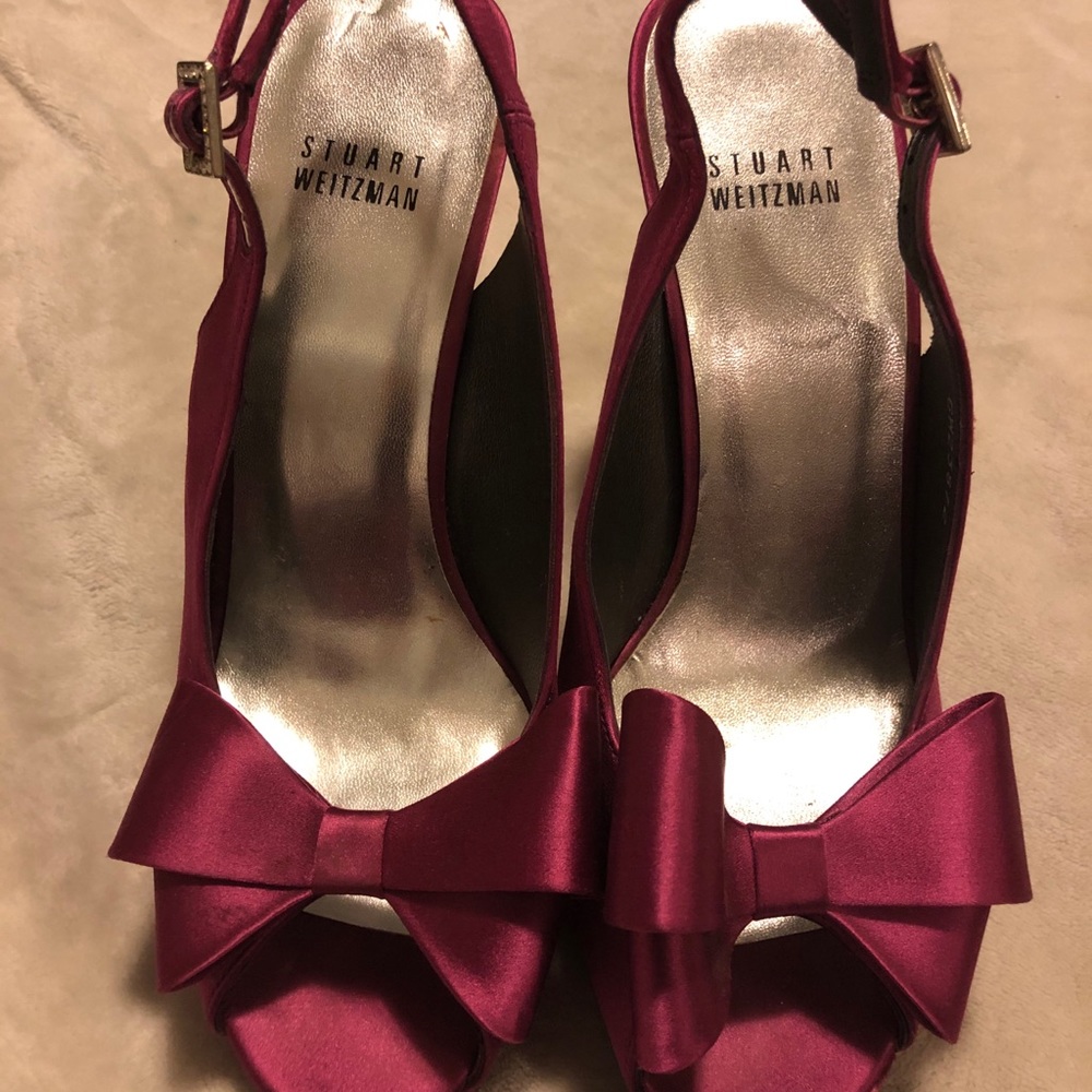 STUART WEITZMAN Peep tor Sling back heel